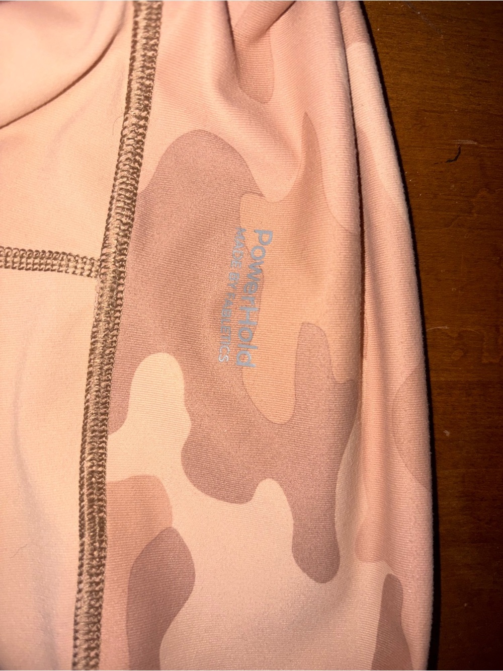 Fabletics Pink Camouflage Leggings